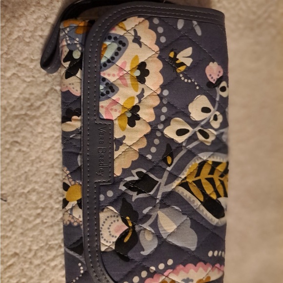 Vera Bradley Blue Floral Wallet - Picture 1 of 3